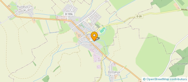 localisation de l'entreprise CENTRE CULTUREL ANTOINE DE ST EXUPERY  DELME