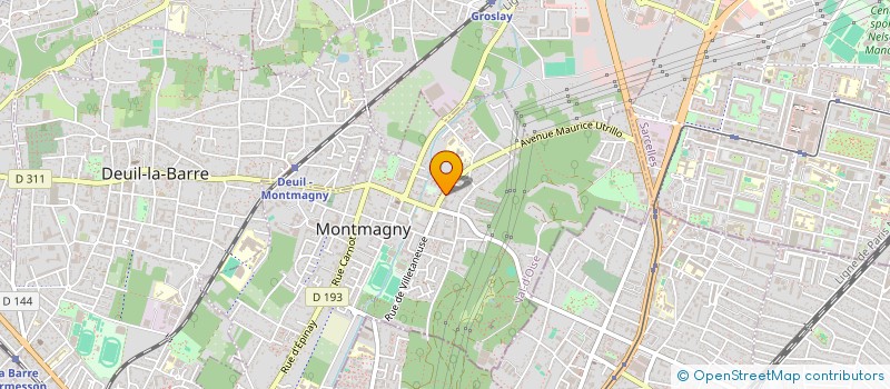 localisation de l'entreprise CENTRE CULTUREL ART' M  MONTMAGNY