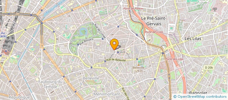 localisation de l'entreprise CENTRE CULTUREL D'ASIE  PARIS