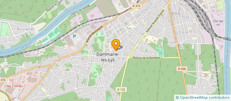 localisation de l'entreprise CENTRE CULTUREL DE LA PAIX à DAMMARIE-LES-LYS