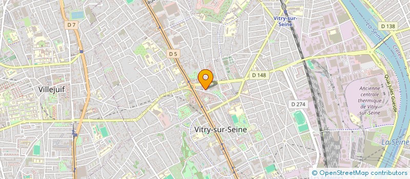 localisation de l'entreprise CENTRE CULTUREL DE VITRY à VITRY-SUR-SEINE