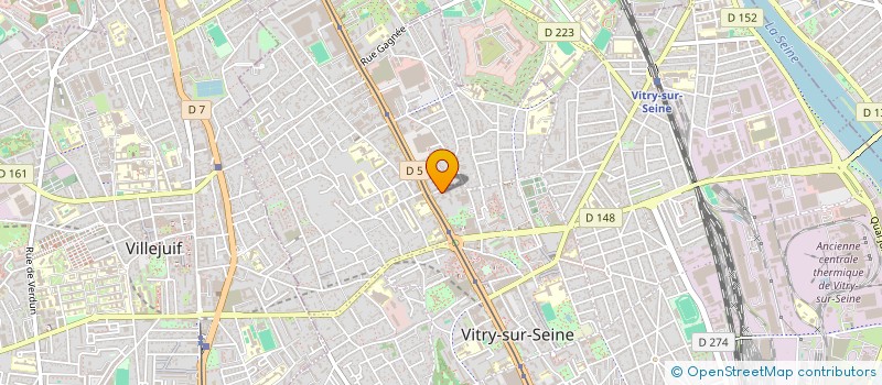 localisation de l'entreprise CENTRE CULTUREL DES OUIGHURS à VITRY-SUR-SEINE