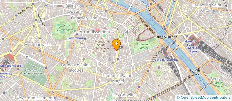 localisation de l'entreprise CENTRE CULTUREL DU PANTHEON  PARIS