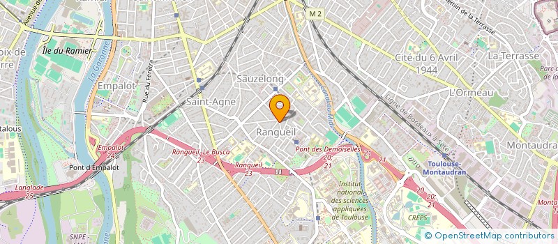 localisation de l'entreprise CENTRE CULTUREL ESPERANTO à TOULOUSE