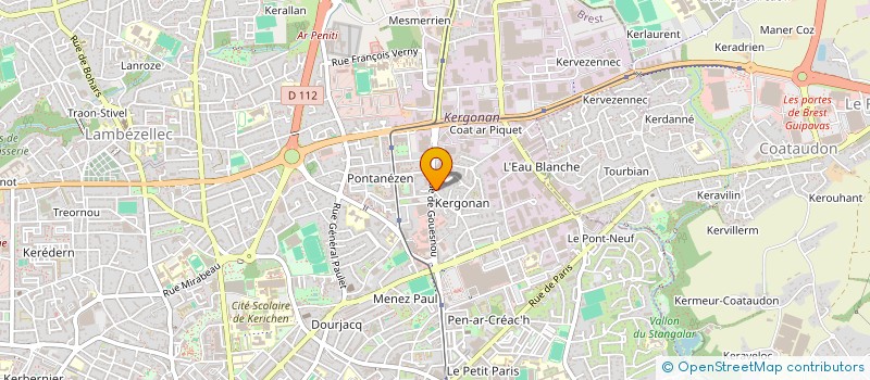 localisation de l'entreprise CENTRE CULTUREL ET ISLAMIQUE DE BREST à BREST