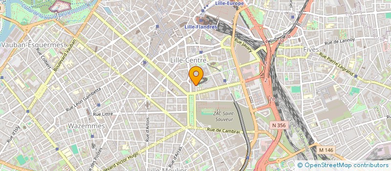 localisation de l'entreprise CENTRE CULTUREL ETUDIANT à LILLE