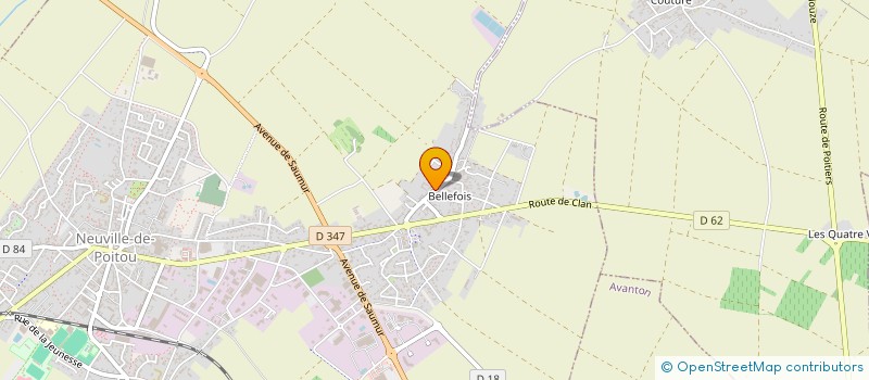 localisation de l'entreprise CENTRE CULTUREL FRANCAIS DU SICHUAN  NEUVILLE-DE-POITOU