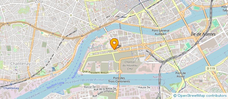 localisation de l'entreprise CENTRE CULTUREL FRANCO BRITANNIQUE à NANTES