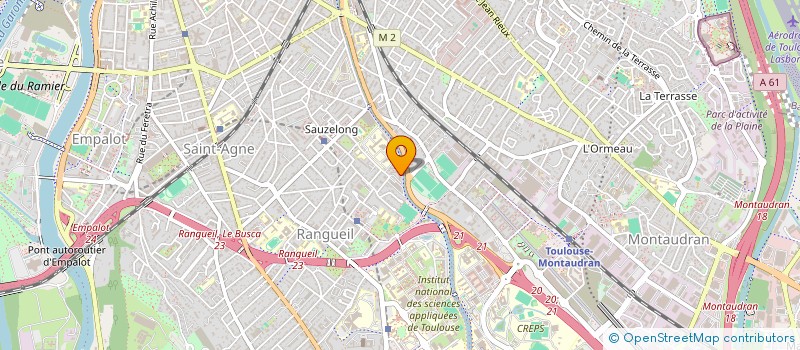 localisation de l'entreprise CENTRE CULTUREL FRANCO JAPONAIS DE TOULOUSE-ESPACE KIZASHI (CCJFT) à TOULOUSE