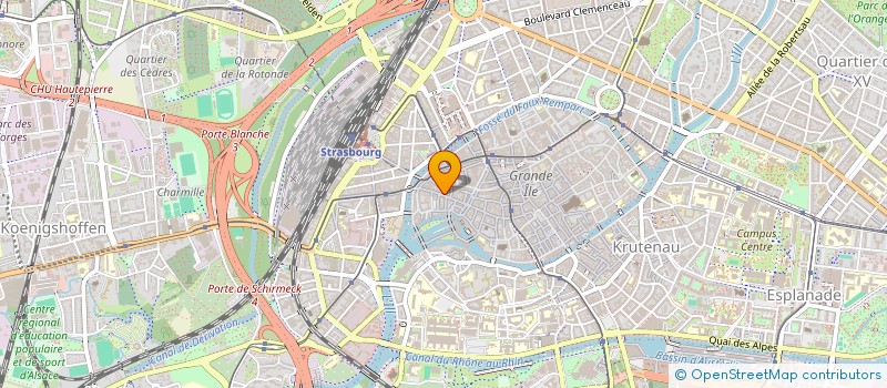 localisation de l'entreprise CENTRE CULTUREL IBERIQUE à STRASBOURG