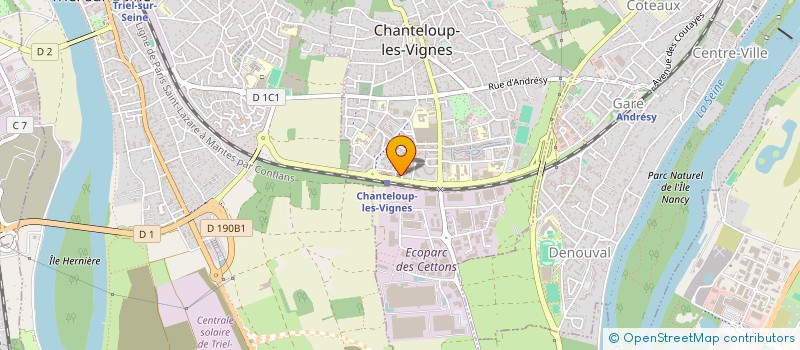 localisation de l'entreprise CENTRE CULTUREL NOUR à CHANTELOUP-LES-VIGNES