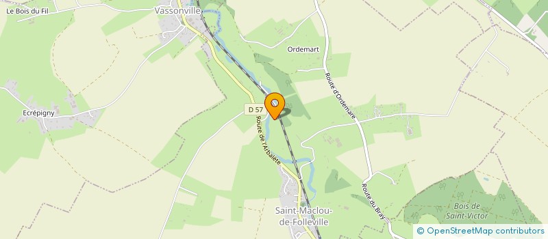 localisation de l'entreprise CENTRE CULTUREL, TOURISTIQUE DE SAUVEGARDE DU SITE DU MOULIN DE L'ARBALETE  SAINT-MACLOU-DE-FOLLEVILLE