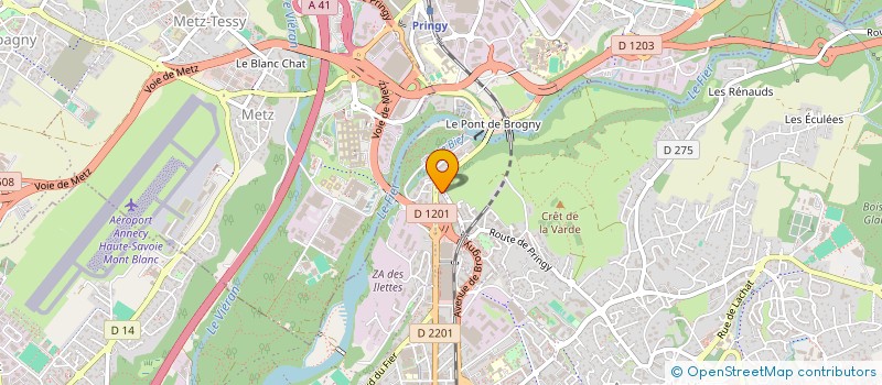 localisation de l'entreprise CENTRE CULTUREL TURC D'ANNECY à ANNECY