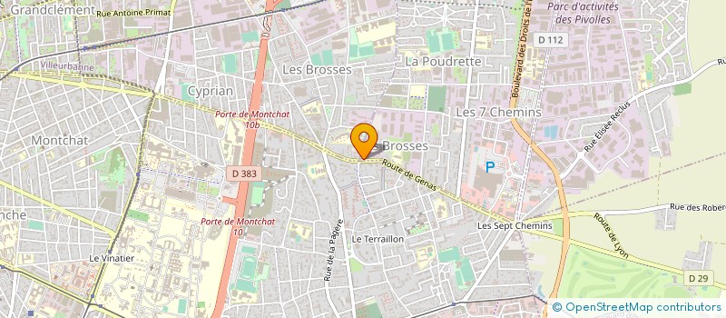 localisation de l'entreprise CENTRE CULTUREL TURC DE VAULX EN VELIN  VAULX-EN-VELIN