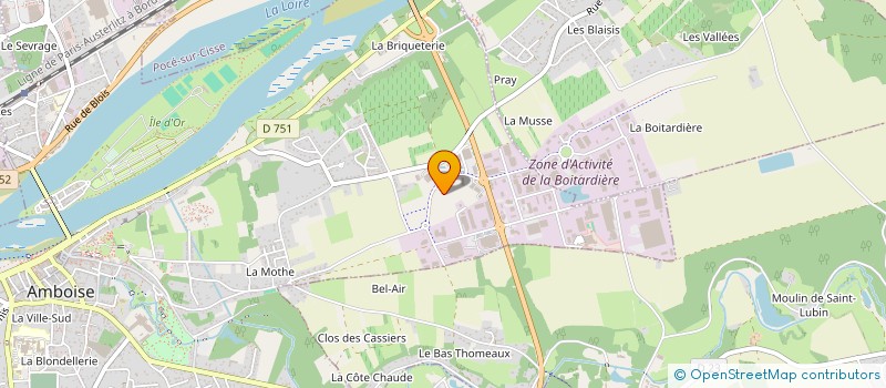 localisation de l'entreprise CENTRE D'ACCES AUX SOINS OPHTALMOLOGIQUES D'AMBOISE à AMBOISE