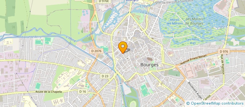 localisation de l'entreprise CENTRE D'ACCES AUX SOINS OPHTALMOLOGIQUES DE BOURGES à BOURGES
