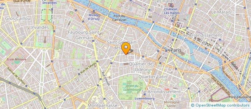 localisation de l'entreprise CENTRE D ACCEUIL SAINT GERMAIN  PARIS