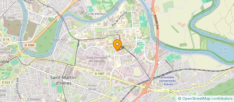 localisation de l'entreprise CENTRE D'ACCOMPAGNEMENT DU SPORT D'EXCELLENCE GRENOBLE ALPES  SAINT-MARTIN-D'HERES