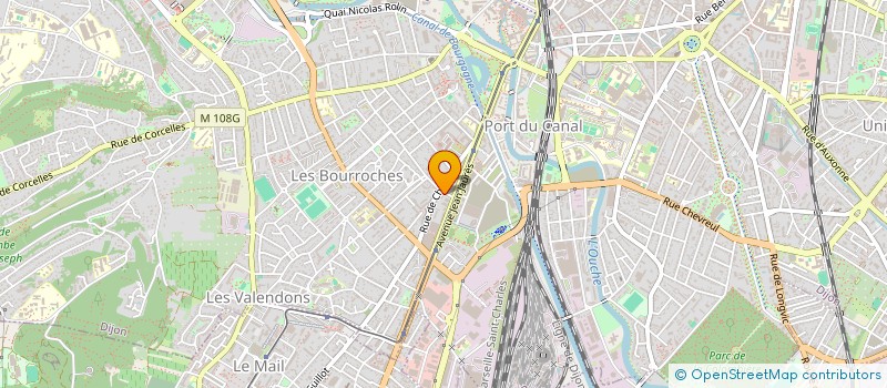 localisation de l'entreprise CENTRE D'ACCOMPAGNEMENT ET DE REUSSITE ETUDIANTE  DIJON