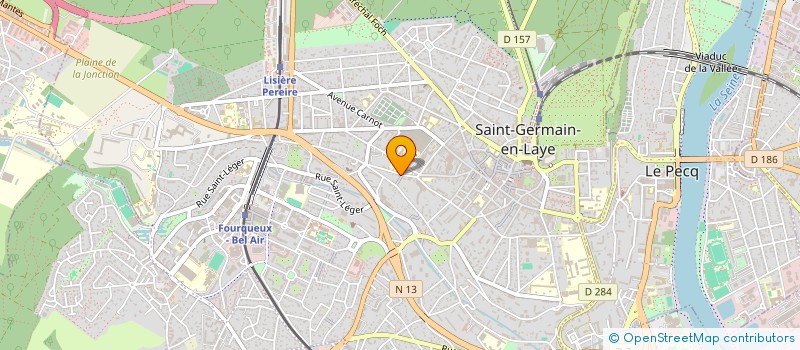 localisation de l'entreprise CENTRE D'ACCUEIL D'AIDE AUX TOXICOMANES à SAINT-GERMAIN-EN-LAYE