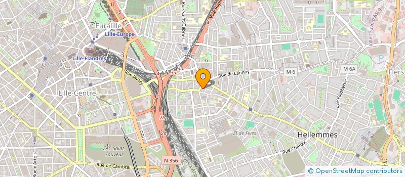 localisation de l'entreprise CENTRE D'ACCUEIL DE LA PETITE ENFANCE à LILLE