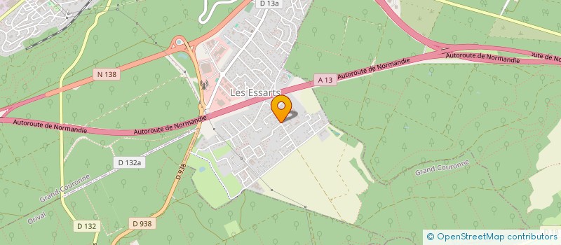 localisation de l'entreprise CENTRE D ACCUEIL DIOCESAIN LES ESSARTS  GRAND-COURONNE