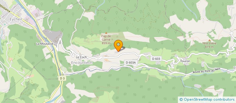 localisation de l'entreprise CENTRE D'ACCUEIL ET DE LOISIRS à SAINT-GIRONS