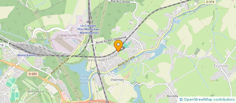 localisation de l'entreprise CENTRE D ACCUEIL ET DE LOISIRS à ECUISSES