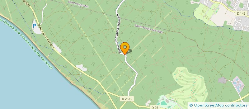 localisation de l'entreprise CENTRE D'ACCUEIL PROVISOIRE DES ESPECES NON-DOMESTIQUES (CAPEND)  SAINT-PALAIS-SUR-MER