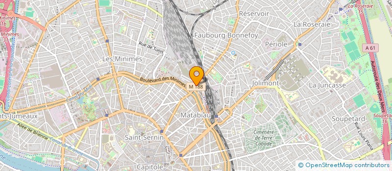 localisation de l'entreprise CENTRE D'ACHAT MIDI-PYRENEES-CAMP à TOULOUSE