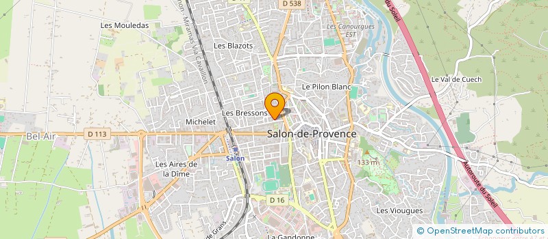 localisation de l'entreprise CENTRE D'ACHATS BUREAU ELECTRONIQUE  SALON-DE-PROVENCE