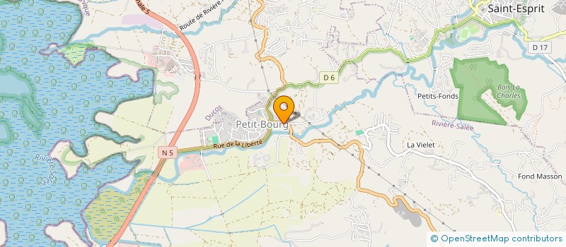 localisation de l'entreprise CENTRE D ACTIVITE POUR LE DEVELOPPEMENT ARTISTIQUE INTELLECTUEL ET CORPOREL  RIVIERE-SALEE