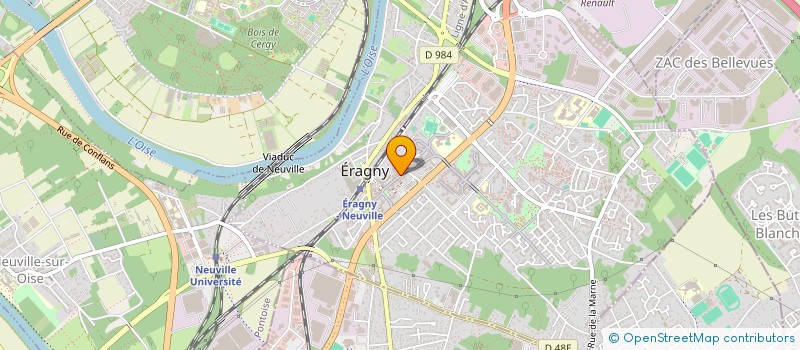 localisation de l'entreprise CENTRE D ACTIVITES MUSICALES  ERAGNY