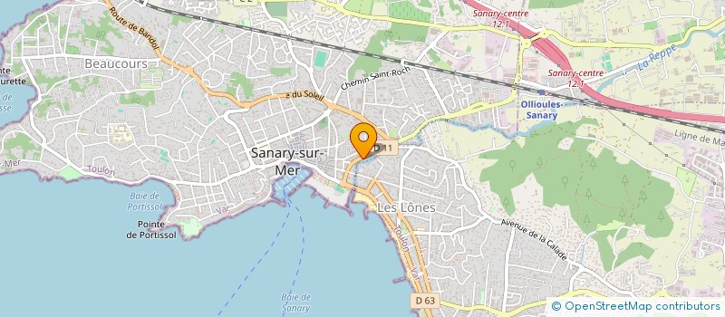 localisation de l'entreprise CENTRE D AFFAIRES ACTIVAR à SANARY-SUR-MER
