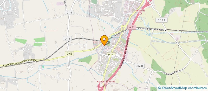 localisation de l'entreprise CENTRE D'AFFAIRES D'ENTREPRISES  VENELLES