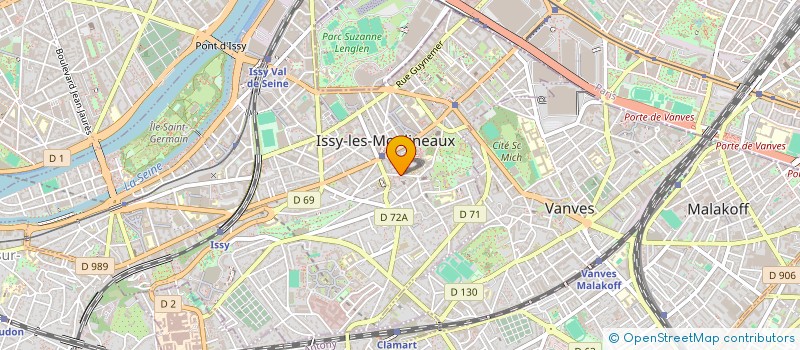 localisation de l'entreprise CENTRE D'AFFAIRES D'ISSY à ISSY-LES-MOULINEAUX