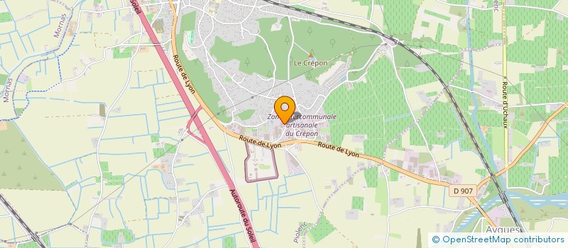 localisation de l'entreprise CENTRE D'AFFAIRES GROUP ATB  PIOLENC