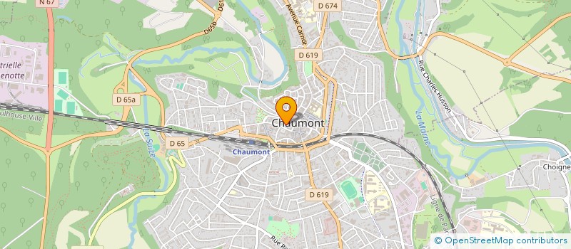 localisation de l'entreprise CENTRE D'AFFAIRES MARIOTTE à CHAUMONT