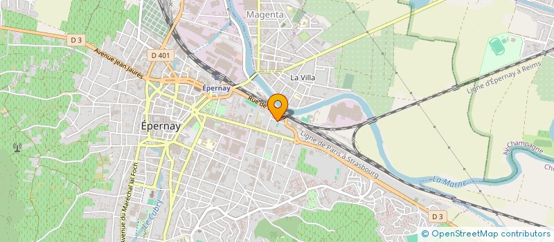 localisation de l'entreprise CENTRE D'AFFUTAGE D'EPERNAY à EPERNAY