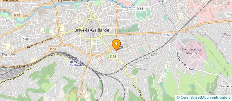 localisation de l'entreprise CENTRE D AIDE ET D ECOUTE à BRIVE-LA-GAILLARDE
