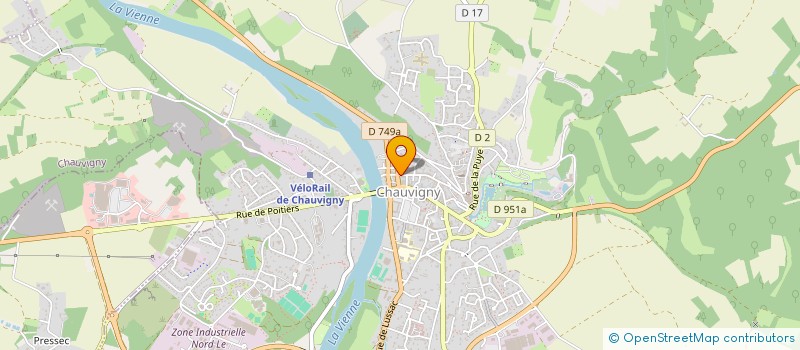localisation de l'entreprise CENTRE D'AIDE FRANCAIS A L'UKRAINE à CHAUVIGNY