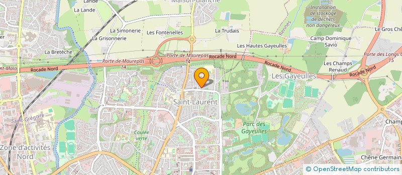 localisation de l'entreprise CENTRE D'AIDE PAR LE TRAVAIL L'ESPOIR à RENNES
