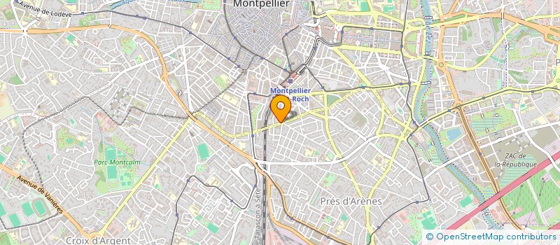 localisation de l'entreprise CENTRE D'AIDE SENIORS à MONTPELLIER