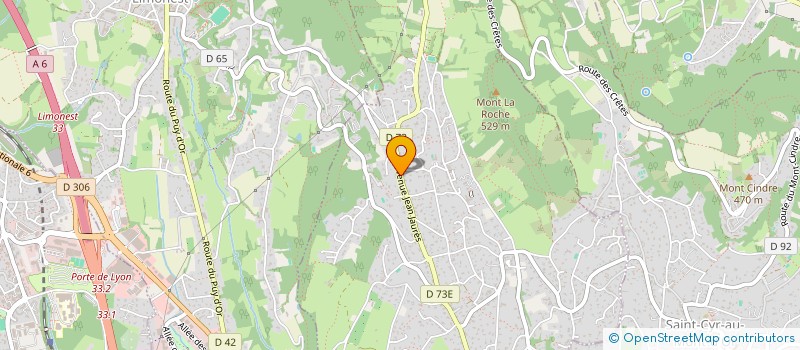 localisation de l'entreprise CENTRE D AMBULANCES ET D ASSISTANCE  SAINT-DIDIER-AU-MONT-D'OR