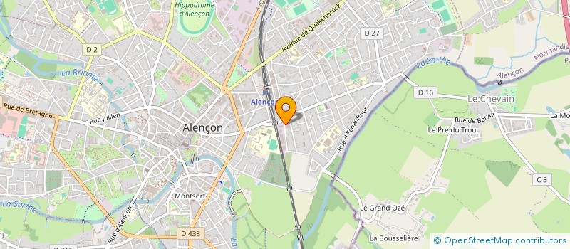 localisation de l'entreprise CENTRE D'AMELIORATION DE L'HABITAT à ALENCON