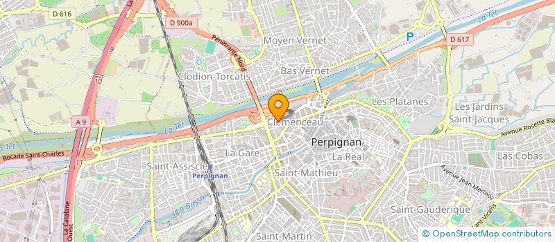 localisation de l'entreprise CENTRE D'AMINCISSEMENT ET DE BEAUTE à PERPIGNAN