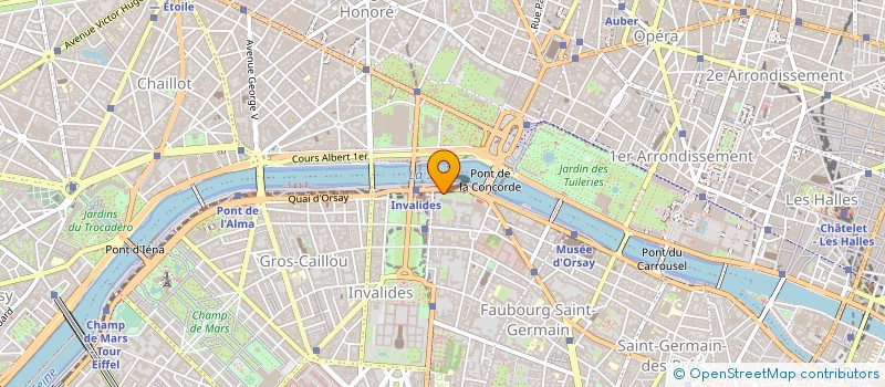 localisation de l'entreprise CENTRE D'ANALYSE, DE PREVISION ET DE STRATEGIE  PARIS