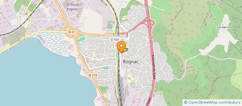 localisation de l'entreprise CENTRE D ANIMATION MUNICIPAL  ROGNAC