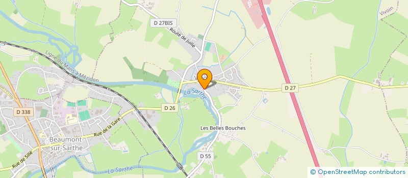 localisation de l'entreprise CENTRE D'ANIMATION PATRIMONIALE  VIVOIN