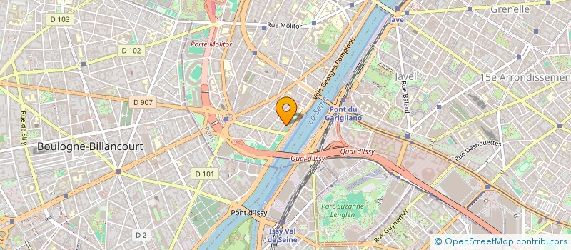 localisation de l'entreprise CENTRE D ANIMATION POINT DU JOUR  PARIS 16